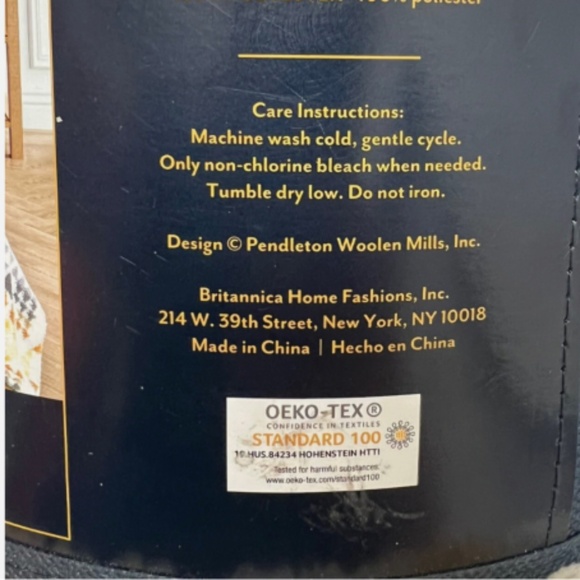 Pendleton Fleece Plush Blanket Velvety Soft Queen Size NEW - Picture 14 of 14